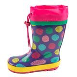 Lány gumicsizma - pöttyös, Pidilidi, PL0086-01, lány