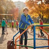 Hanorac fleece pentru băieți, Pidilidi, PD1117-04, albastru