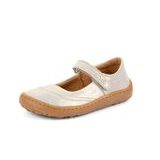Balerini barefoot din piele pentru fete MARY J GOLD SHINE Froddo G3140195-2