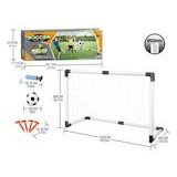 Set fotbal poartă pliabilă 100x68 cm și minge