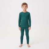 Lenjerie funcțională cu uscare rapidă pentru băieți - set tricou și pantaloni PD1174-02 verde