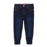 Dievčenské džínsové nohavice s podšívkou a elastanom, Minoti, 8GLNJEAN 1, modrá