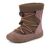 Ghete barefoot de iarnă pentru fete TEX TRACK WOOL Dark Pink Froddo G3160251-15