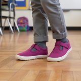 Papuci fetițe barefoot Protetika KIRBY ROSA