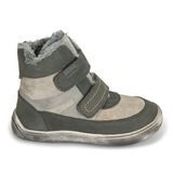 Chlapčenské zimné topánky Barefoot RODRIGO GREY, Protetika, sivá