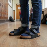 Superfit FOOTBAD Black 1-800111-0120 gyerek parafa papucs