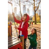 Mikina chlapecká s kapucí, Minoti, 7BZTHRU 3, červená