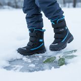 Bocanci de iarnă pentru băieți SNOWCAT GTX, Superfit, 1-000023-0000, albastru