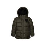 Puffa fiú nejlon kabát, Minoti, 11COAT 10, khaki, 11COAT 10, khaki