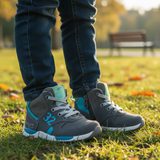 Cizme pentru băieți pe tot parcursul anului, Bugga, B00140-09, gri