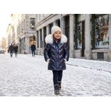 Kabát dívčí prošívaný Puffa, Minoti, express 1, modrá