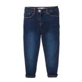 Nohavice dievčenské podšité džínsové s elastanom, Minoti, 8GLNJEAN 2, modrá 