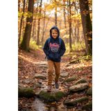 mikina detská s kapucňou, Wendee, osfb11145-2, modrá