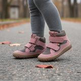 Pantofi de iarnă pentru fete TEX WOOL Gri Roz, Froddo, G3110254-6W, roz