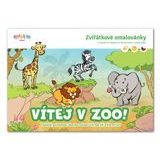 Bine ați venit la grădina zoologică A5 carte de colorat, Kresli.to, W031843