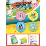 Barevný létající talíř 18 cm s veselým dětským motivem