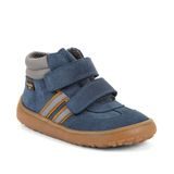 Chlapčenské celoročné členkové barefoot topánky F-MOTION TEX DENIM Froddo G3110285-2