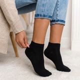 Unisex kotníkové ponožky bambusové - 3pack Pidilidi PD0150-10 černá