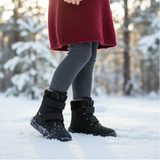 Dívčí zimní barefoot boty ZERU TEX WINTER Black, Froddo, G3160240-7, černá