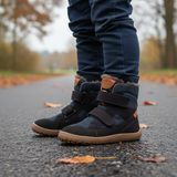 Ghete de iarnă barefoot pentru băieți UP TEX WINTER Dark Blue G3160252