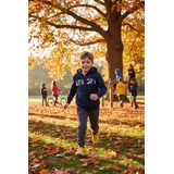 Mikina chlapecká s kapucí, Minoti, 7BZTHRU 4, modrá