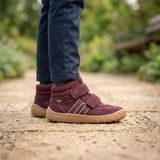 Lány egész éves bokáig érő barefoot cipő F-MOTION TEX BORDEAUX Froddo G3110285-7