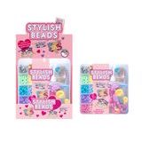 Set na výrobu náramků plný barevných korálků a doplňků