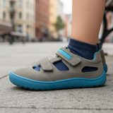 Chlapecké barefoot sandály PROTETIKA NERY KHAKI šedá