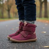 Dievčenské zimné barefoot topánky UP TEX WINTER Bordeaux G3160252-7