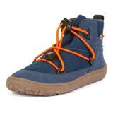 Chlapčenská celoročná barefoot obuv TEX TRACK Denim, Froddo, G3110257-1, svetlo modrá