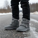 Detská celoročná barefoot obuv Bugga KIVO Grey B00199-09