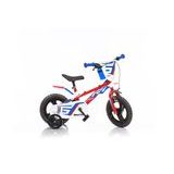 Bicicletă pentru copii rosie, Dino Bikes, W012678 