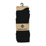Unisex vysoké ponožky bambusové - 3pack Pidilidi PD0151-10 černá