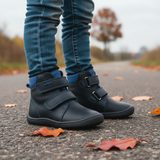 Cizme barefoot de iarnă pentru băieți PRO-tex DARYK NERO