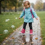 Dievčenská celoročná barefoot obuv Superfit SUPERFREE GTX Pink/Red 1-000544-5000