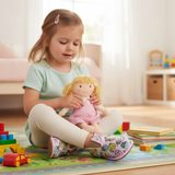 Dievčenské papuče Barefoot Pegres, BF01 Donut, ružové