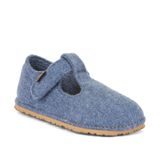 Chlapčenské barefoot papuče FLEXY WOOLY Denim; Froddo; G1700378-1