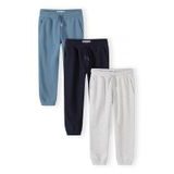 Tepláky slim-fit s elastickým pasem a stahovací šňůrkou 3pack Minoti 29FLEECE286