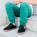 Mezítlábas gyermek tornacipő Pegres, BF54, fekete