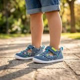 Chlapecké barefoot sandály LONA ESTAMPADA INDIGO Biomecanics 262197-A631