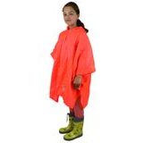 Poncho neon din PVC, Pidilidi, PL0066-03, roz