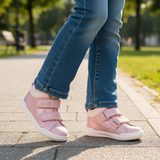 Dievčenské barefoot vyššie tenisky SUPERFREE Pink/Purple Superfit 1-000543-5560