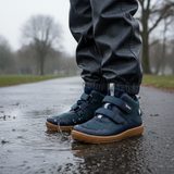 dětské celoroční barefootové boty s membránou BUGGA OSCAR Blue B00191-04