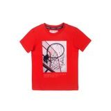 Tricou cu mânecă scurtă pentru băieți, Minoti, Rspt 6, roșu