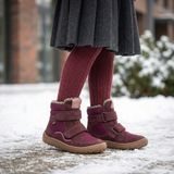 Dievčenské zimné barefoot topánky TEX WINTER Bardeaux Froddo G3160247-19