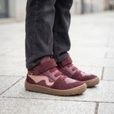 Dievčenské celoročné členkové barefoot topánky TEX GO BORDEAUX Froddo G3110265-20