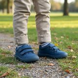 Chlapčenské barefoot tenisky KORO NAVY Prothetics - tmavomodré