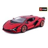 Bburago 1:24 Plus Lamorghini Sian FKP37 - Red, W021276