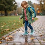 Dievčenské celoročné tenisky Superfit COOPER GTX Green/Rose 1-006413-7010