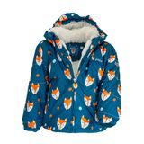 jachetă de iarnă pentru băieți cu blană, Pidilidi, PD1143-04, albastru
